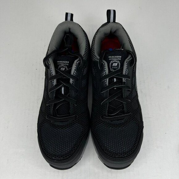 Skechers Womens 77273 Black Bulklin Lyndale Composite Toe Size 7.5 Work Shoes - Picture 4 of 9